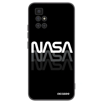 Picasee silikonski črni ovitek za Xiaomi Redmi 10 (2022) - NASA Triple