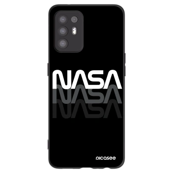 Picasee silikonski črni ovitek za OPPO A94 5G - NASA Triple