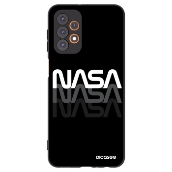 Picasee silikonski črni ovitek za Samsung Galaxy A23 A235F 4G - NASA Triple