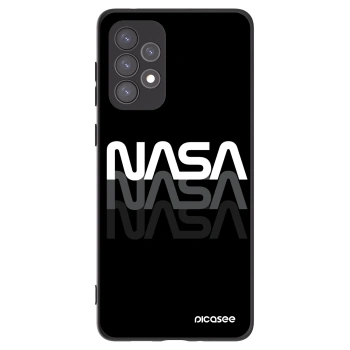 Picasee silikonski črni ovitek za Samsung Galaxy A73 5G - NASA Triple