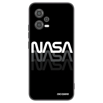 Picasee silikonski črni ovitek za Xiaomi Poco X5 - NASA Triple