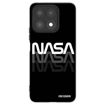 Picasee silikonski črni ovitek za Honor X8a - NASA Triple