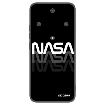 Picasee silikonski črni ovitek za Honor Magic5 Lite 5G - NASA Triple
