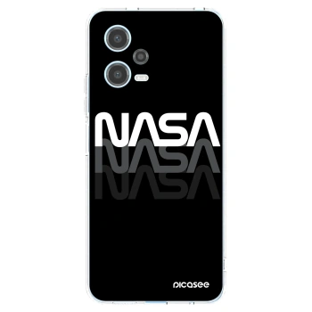 Picasee silikonski prozorni ovitek za Xiaomi Redmi Note 12 5G - NASA Triple