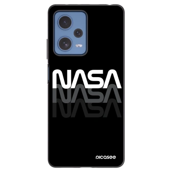 Picasee silikonski črni ovitek za Xiaomi Redmi Note 12 Pro 5G - NASA Triple