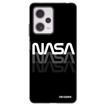 Picasee silikonski črni ovitek za Xiaomi Redmi Note 12 Pro+ 5G - NASA Triple