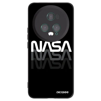 Picasee silikonski črni ovitek za Honor Magic5 Pro - NASA Triple