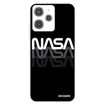Picasee silikonski prozorni ovitek za Xiaomi Redmi 12 4G - NASA Triple