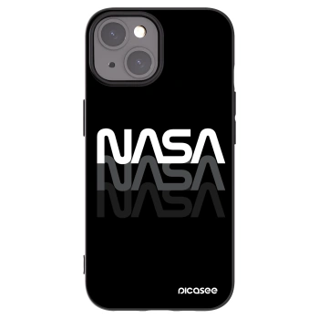 Picasee silikonski črni ovitek za Apple iPhone 15 - NASA Triple