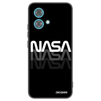Picasee silikonski črni ovitek za Motorola Edge 40 Neo - NASA Triple