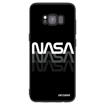 Picasee silikonski črni ovitek za Samsung Galaxy S8 G950F - NASA Triple