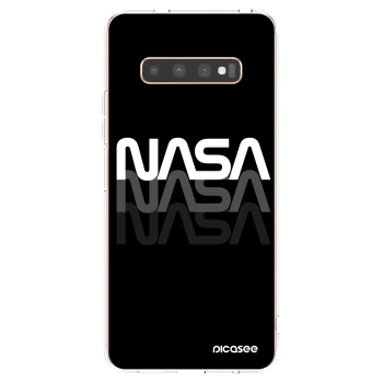 Picasee silikonski prozorni ovitek za Samsung Galaxy S10 Plus G975 - NASA Triple