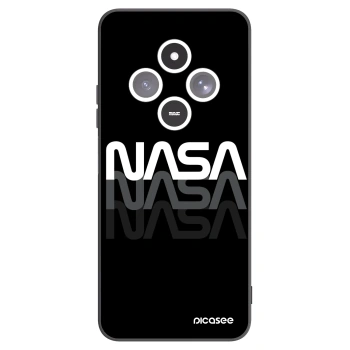 Picasee silikonski črni ovitek za Xiaomi Redmi 14C - NASA Triple