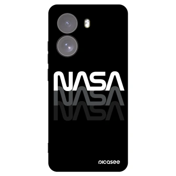 Picasee silikonski črni ovitek za Xiaomi Poco X7 - NASA Triple