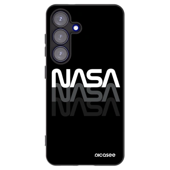 Picasee silikonski črni ovitek za Samsung Galaxy S25 5G - NASA Triple