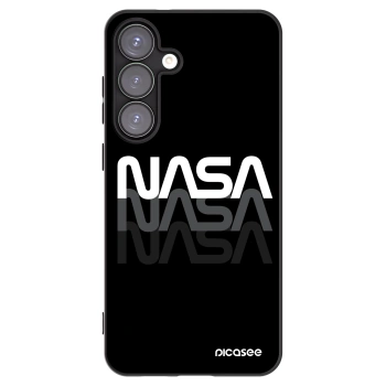 Picasee silikonski črni ovitek za Samsung Galaxy S25+ 5G - NASA Triple