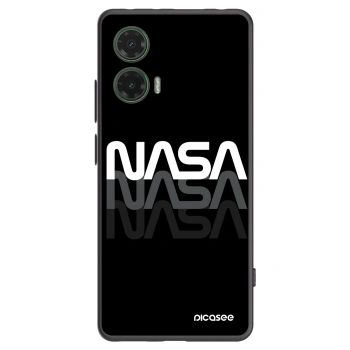Picasee silikonski črni ovitek za Motorola Moto G35 5G - NASA Triple
