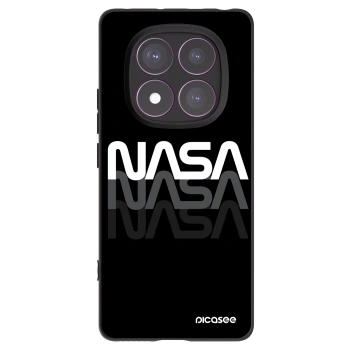 Picasee silikonski črni ovitek za Xiaomi Redmi Note 14 Pro 4G - NASA Triple