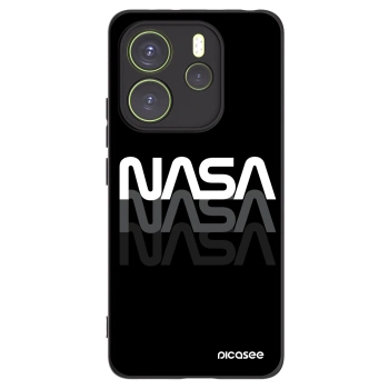 Picasee silikonski črni ovitek za Xiaomi Redmi Note 14 4G - NASA Triple