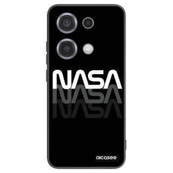 Picasee silikonski črni ovitek za Xiaomi Redmi Note 14S - NASA Triple