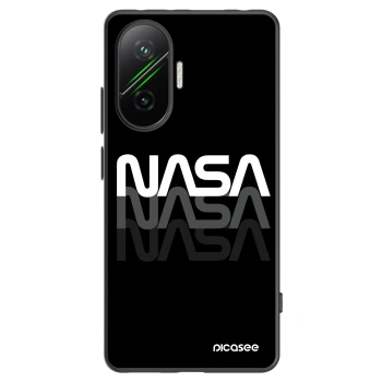 Picasee silikonski črni ovitek za Xiaomi Poco F7 5G - NASA Triple