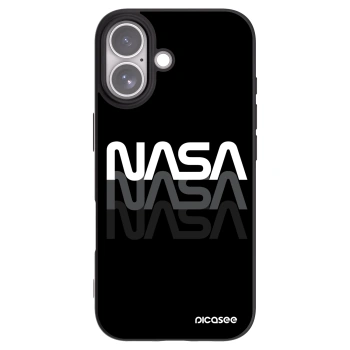 Picasee silikonski črni ovitek za Apple iPhone 17 - NASA Triple