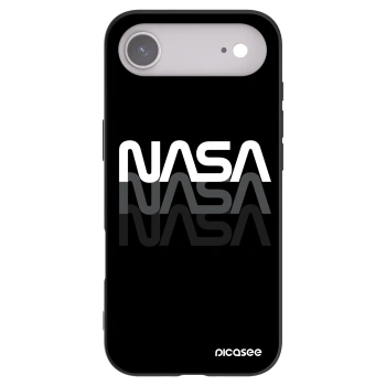 Picasee silikonski črni ovitek za Apple iPhone Air - NASA Triple