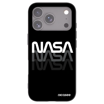 Picasee silikonski črni ovitek za Apple iPhone 17 Pro - NASA Triple