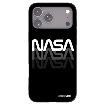 Picasee silikonski črni ovitek za Apple iPhone 17 Pro Max - NASA Triple