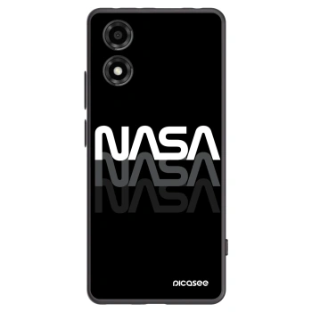 Picasee silikonski črni ovitek za Motorola Moto E14 - NASA Triple