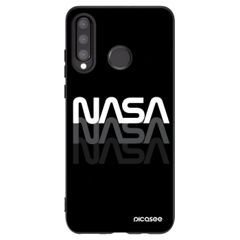 Picasee silikonski črni ovitek za Huawei P30 Lite - NASA Triple