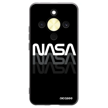 Picasee silikonski črni ovitek za Honor Magic8 Lite 5G - NASA Triple