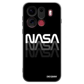 Picasee silikonski črni ovitek za OPPO Find X9 Pro - NASA Triple