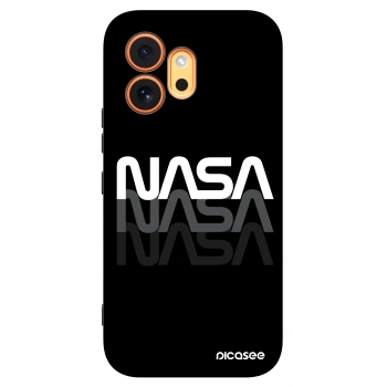 Picasee silikonski črni ovitek za Honor 600 - NASA Triple