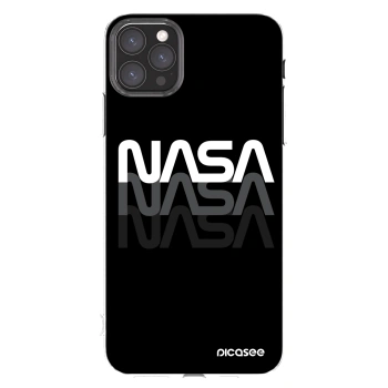 Picasee silikonski prozorni ovitek za Apple iPhone 11 Pro Max - NASA Triple