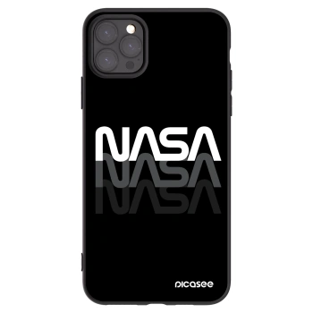 Picasee silikonski črni ovitek za Apple iPhone 11 Pro Max - NASA Triple