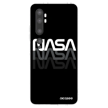 Picasee silikonski prozorni ovitek za Xiaomi Mi Note 10 (Pro) - NASA Triple