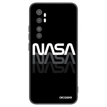 Picasee silikonski črni ovitek za Xiaomi Mi Note 10 Lite - NASA Triple