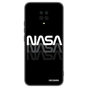 Picasee silikonski črni ovitek za Xiaomi Redmi Note 9S - NASA Triple