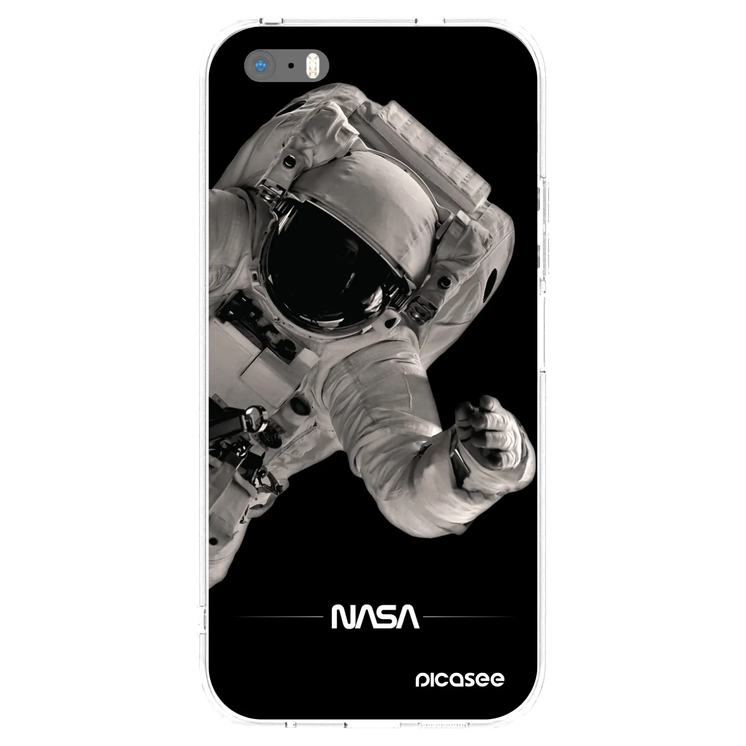 Picasee silikonski prozorni ovitek za Apple iPhone 5/5S/SE - Astronaut Big