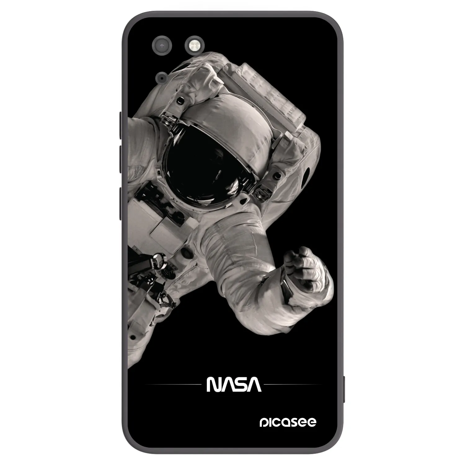 Picasee silikonski črni ovitek za Huawei Y5P - Astronaut Big