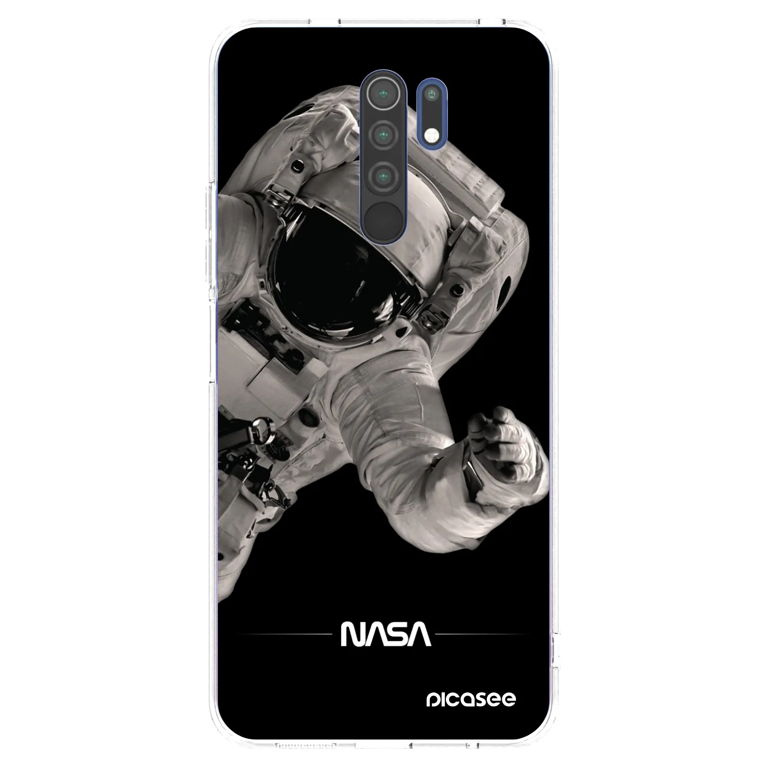 Picasee silikonski prozorni ovitek za Xiaomi Redmi 9 - Astronaut Big