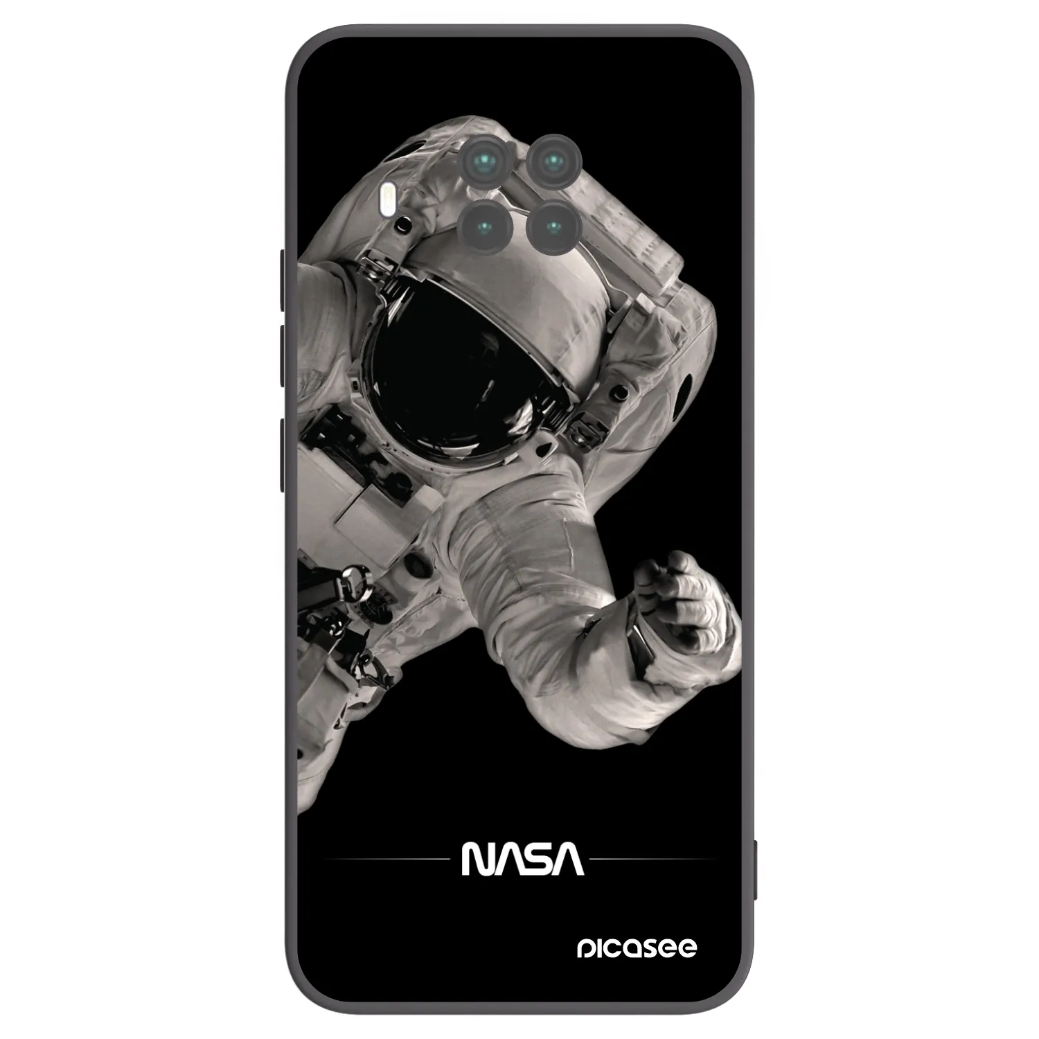 Picasee silikonski črni ovitek za Xiaomi Mi 10T Lite - Astronaut Big