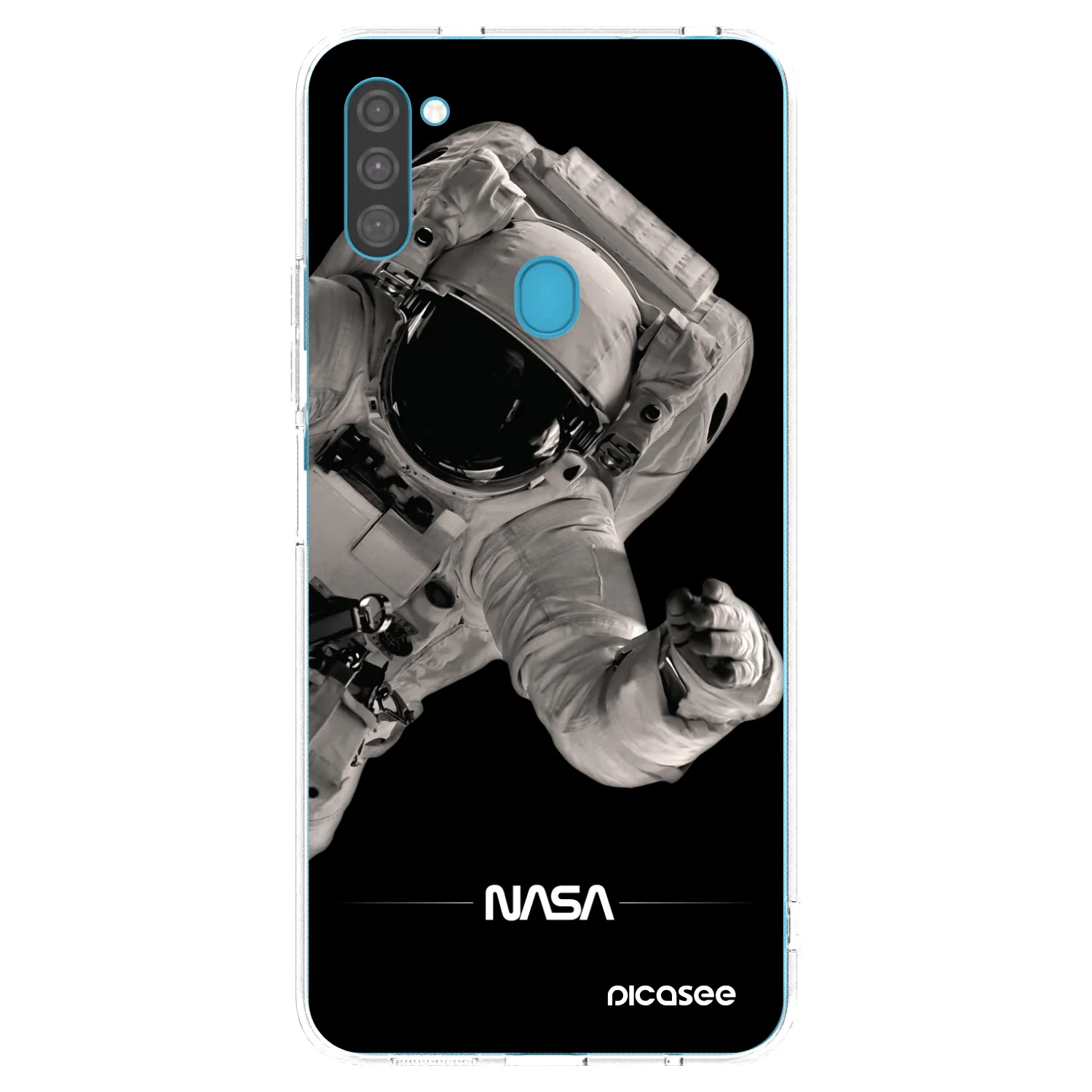 Picasee silikonski prozorni ovitek za Samsung Galaxy M11 - Astronaut Big