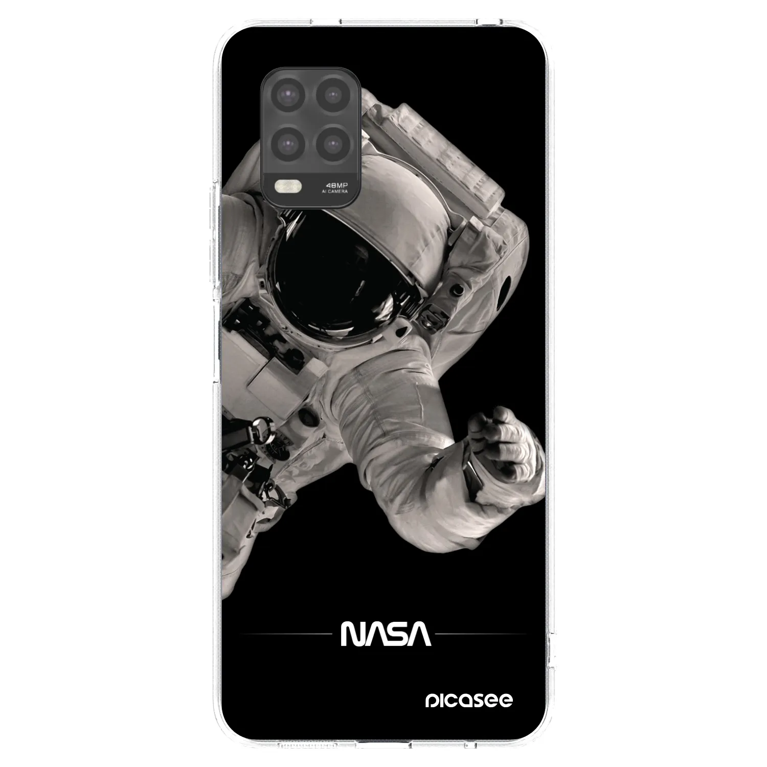 Picasee silikonski prozorni ovitek za Xiaomi Mi 10 Lite - Astronaut Big