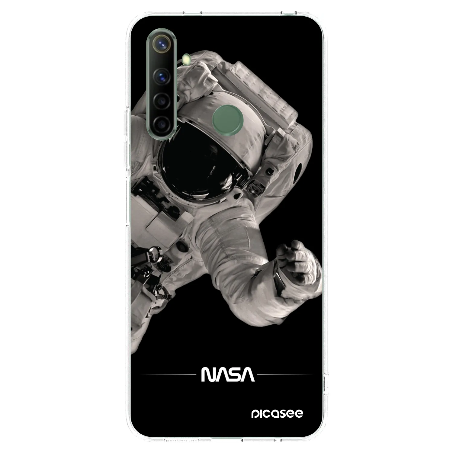 Picasee silikonski prozorni ovitek za Realme 6i - Astronaut Big