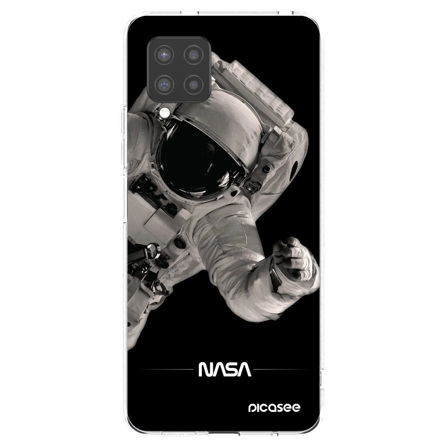 Picasee silikonski prozorni ovitek za Samsung Galaxy A42 A426B - Astronaut Big