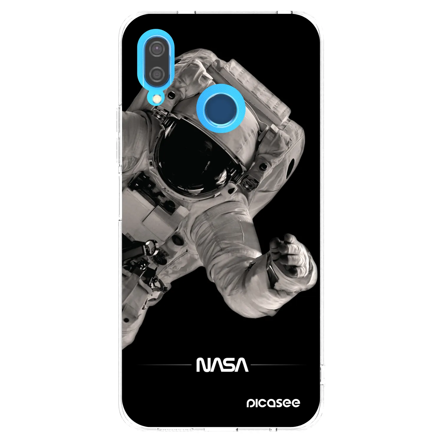 Picasee silikonski prozorni ovitek za Huawei P20 Lite - Astronaut Big