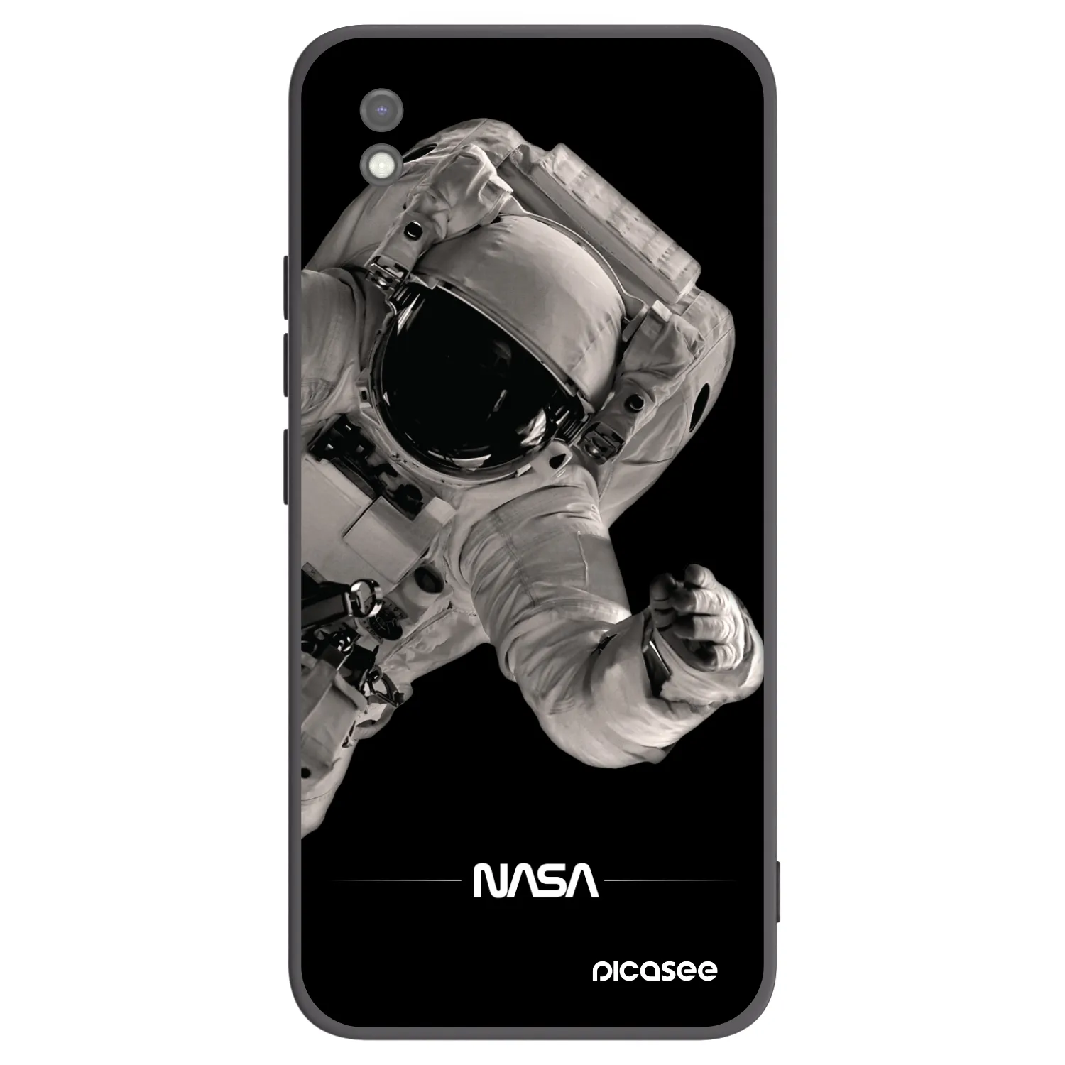 Picasee silikonski črni ovitek za Xiaomi Redmi 9AT - Astronaut Big