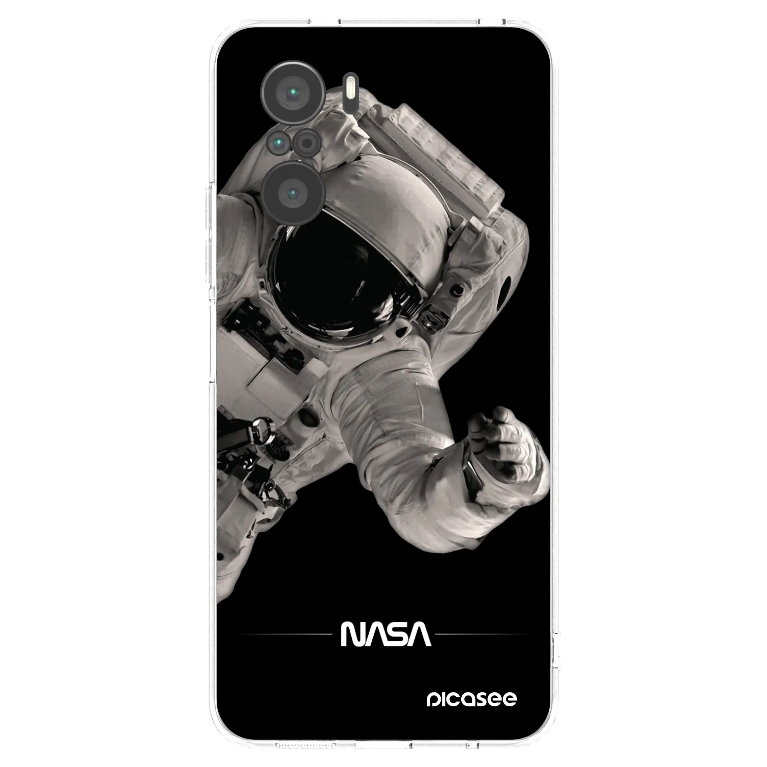 Picasee silikonski prozorni ovitek za Xiaomi Poco F3 - Astronaut Big